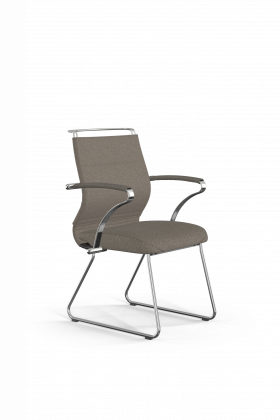 Кресло ErgoLife Sit Well M4-167K, песочный/хром в Советском - sovetskij.germes-mebel.ru | фото