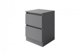 Тумба с 2мя ящ. МОРИ ТПМ400.2 графит в Советском - sovetskij.germes-mebel.ru | фото