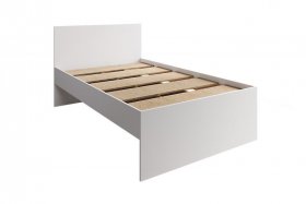 Кровать с нишей под ящики МОРИ КРМЯ 1200.1 белый в Советском - sovetskij.germes-mebel.ru | фото