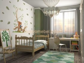 АЛЕНКА Кровать детская в Советском - sovetskij.germes-mebel.ru | фото