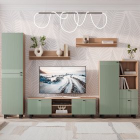 Гостиная Олива эвкалипт софт в Советском - sovetskij.germes-mebel.ru | фото