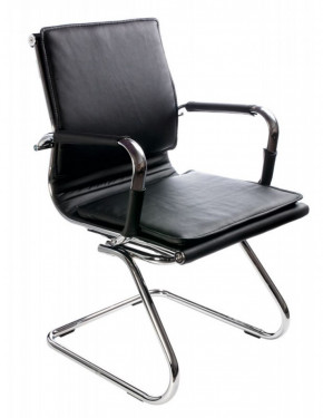 Кресло для посетителя Бюрократ CH-993-Low-V/Black на черный в Советском - sovetskij.germes-mebel.ru | фото