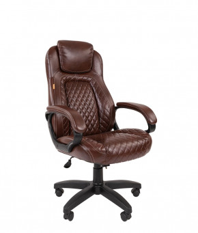 Кресло для руководителя  CHAIRMAN 432 (Экокожа коричневая) в Советском - sovetskij.germes-mebel.ru | фото