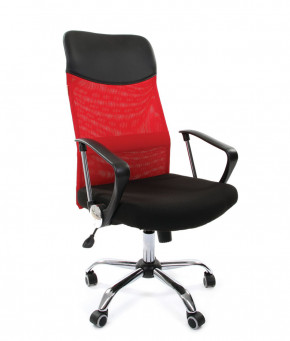 Кресло для руководителя CHAIRMAN 610 N (15-21 черный/сетка красный) в Советском - sovetskij.germes-mebel.ru | фото