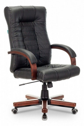 Кресло для руководителя KB-10WALNUT/B/LEATH в Советском - sovetskij.germes-mebel.ru | фото