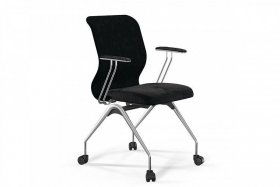 Кресло ErgoLife Sit 8 Mr4-4T основание F53.W02, черный/хром в Советском - sovetskij.germes-mebel.ru | фото