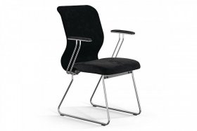 Кресло ErgoLife Sit 8 Mr4-4T основание F54, черный/хром в Советском - sovetskij.germes-mebel.ru | фото