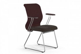 Кресло ErgoLife Sit 8 Mr4-4T основание F54, темно-коричневый/хром в Советском - sovetskij.germes-mebel.ru | фото