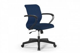 Кресло Sit 8, рогожка темно-синий/черный в Советском - sovetskij.germes-mebel.ru | фото