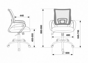 Кресло компьютерное CH-695N/SL/BLACK в Советском - sovetskij.germes-mebel.ru | фото