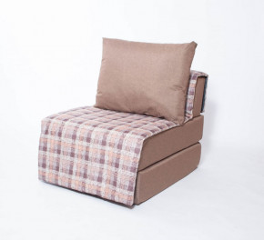 Кресло-кровать бескаркасное Харви (коричневый-квадро беж) в Советском - sovetskij.germes-mebel.ru | фото