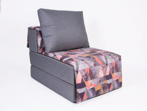 Кресло-кровать бескаркасное Харви (серый-сноу манго) в Советском - sovetskij.germes-mebel.ru | фото