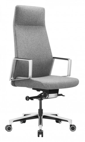 Кресло руководителя Бюрократ _JONS/CASHGREY серый в Советском - sovetskij.germes-mebel.ru | фото