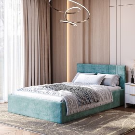 Кровать 120*200 см Ника КР-08 шарли бриз в Советском - sovetskij.germes-mebel.ru | фото
