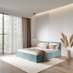 Кровать 160*200 см Ника КР-18 шарли бриз в Советском - sovetskij.germes-mebel.ru | фото