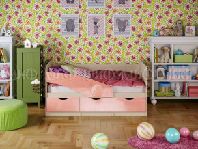 Кровать Бабочки (Розовый металлик) 1600 в Советском - sovetskij.germes-mebel.ru | фото