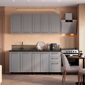 Кухня 1,8 м Адель гейнсборо в Советском - sovetskij.germes-mebel.ru | фото