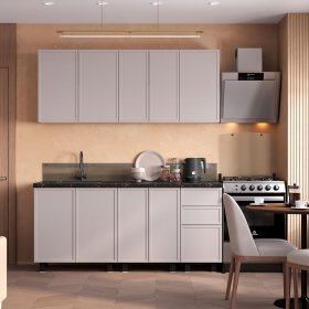 Кухня 1,8 м Астрид моно айриш в Советском - sovetskij.germes-mebel.ru | фото