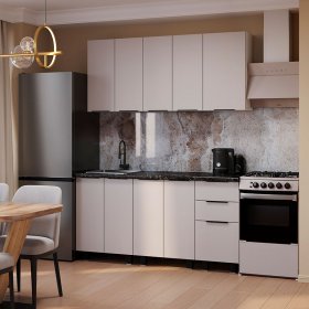 Кухня 1,6 м Эко кашемир в Советском - sovetskij.germes-mebel.ru | фото