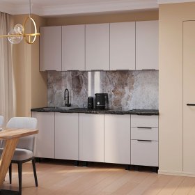 Кухня 2,0 м Эко кашемир в Советском - sovetskij.germes-mebel.ru | фото