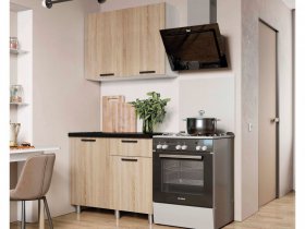 Кухня Ева 1,0 м дуб сонома в Советском - sovetskij.germes-mebel.ru | фото