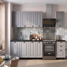 Кухня 1,8 м Санторини гейнсборо в Советском - sovetskij.germes-mebel.ru | фото