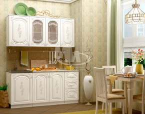 ЛИЗА-2 Кухонный гарнитур 1,7 Белый глянец холодный в Советском - sovetskij.germes-mebel.ru | фото