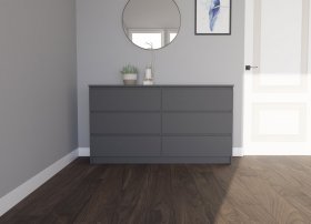 Комод Мори МК 1380.6/2, Графит в Советском - sovetskij.germes-mebel.ru | фото