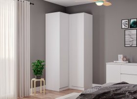 Шкаф угловой МОРИ МШУ 940, белый в Советском - sovetskij.germes-mebel.ru | фото
