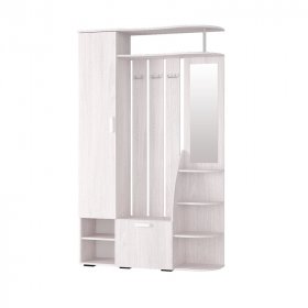 Прихожая ПР-03 Анора ясень белый в Советском - sovetskij.germes-mebel.ru | фото