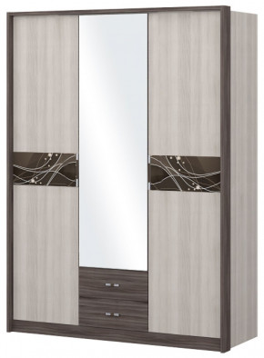 Шкаф 3-х дверный с зеркалом Шк68.2 МС Николь в Советском - sovetskij.germes-mebel.ru | фото