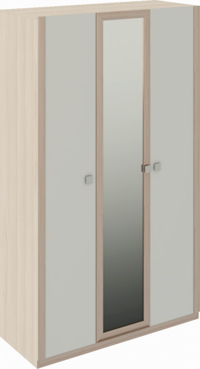 Шкаф 3 двери Глэдис М23 (ЯШС/Белый) в Советском - sovetskij.germes-mebel.ru | фото
