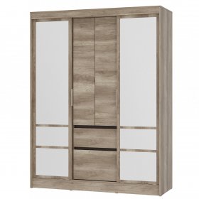 Шкаф-купе Энигма ШКК-06 дуб каньон/венге в Советском - sovetskij.germes-mebel.ru | фото