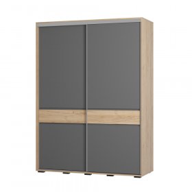 Шкаф-купе Крафт-10 ШКК-06 крафт/графит в Советском - sovetskij.germes-mebel.ru | фото