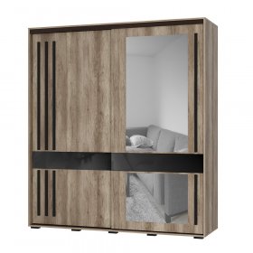 Шкаф-купе 2-х дверный Крафт-8 дуб каньон в Советском - sovetskij.germes-mebel.ru | фото