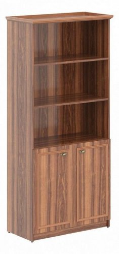 Стеллаж комбинированный Raut RHC 89.5, орех даллас в Советском - sovetskij.germes-mebel.ru | фото