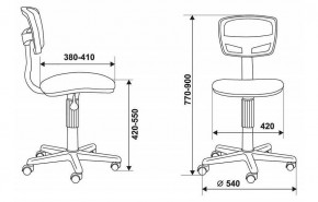 Стул компьютерный Бюрократ CH-299NX/15-21 черный в Советском - sovetskij.germes-mebel.ru | фото