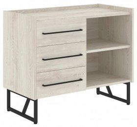Тумба комбинированная Loftis LSC-3D.A, сосна эдмонт в Советском - sovetskij.germes-mebel.ru | фото