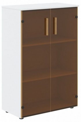 Тумба-витрина Forta FMC 80.2, белый в Советском - sovetskij.germes-mebel.ru | фото